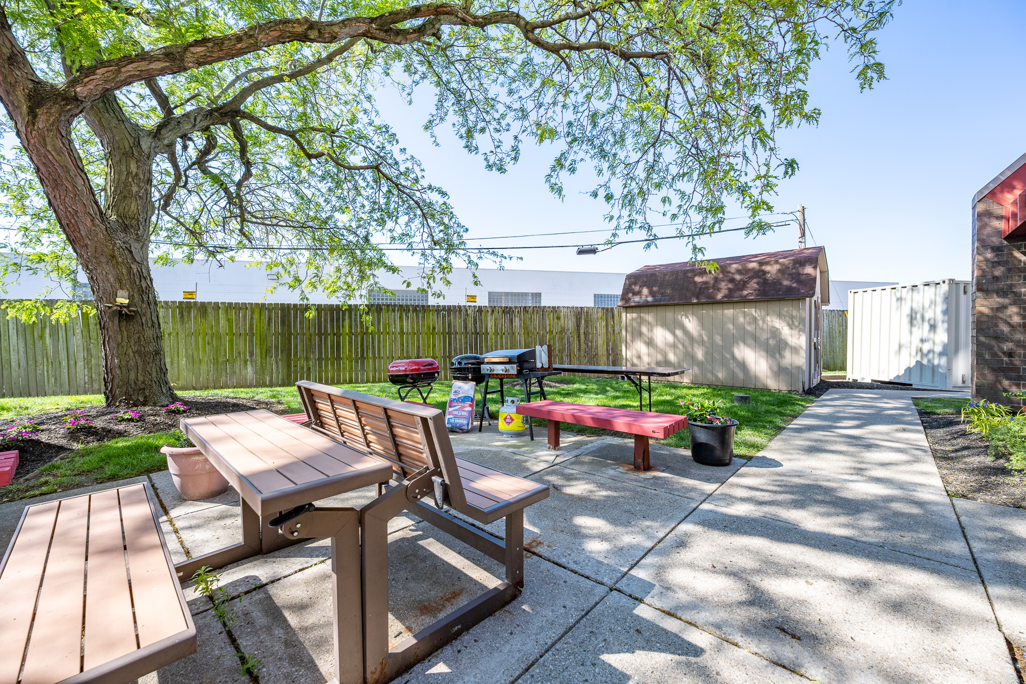 Bethany Village Patio Area