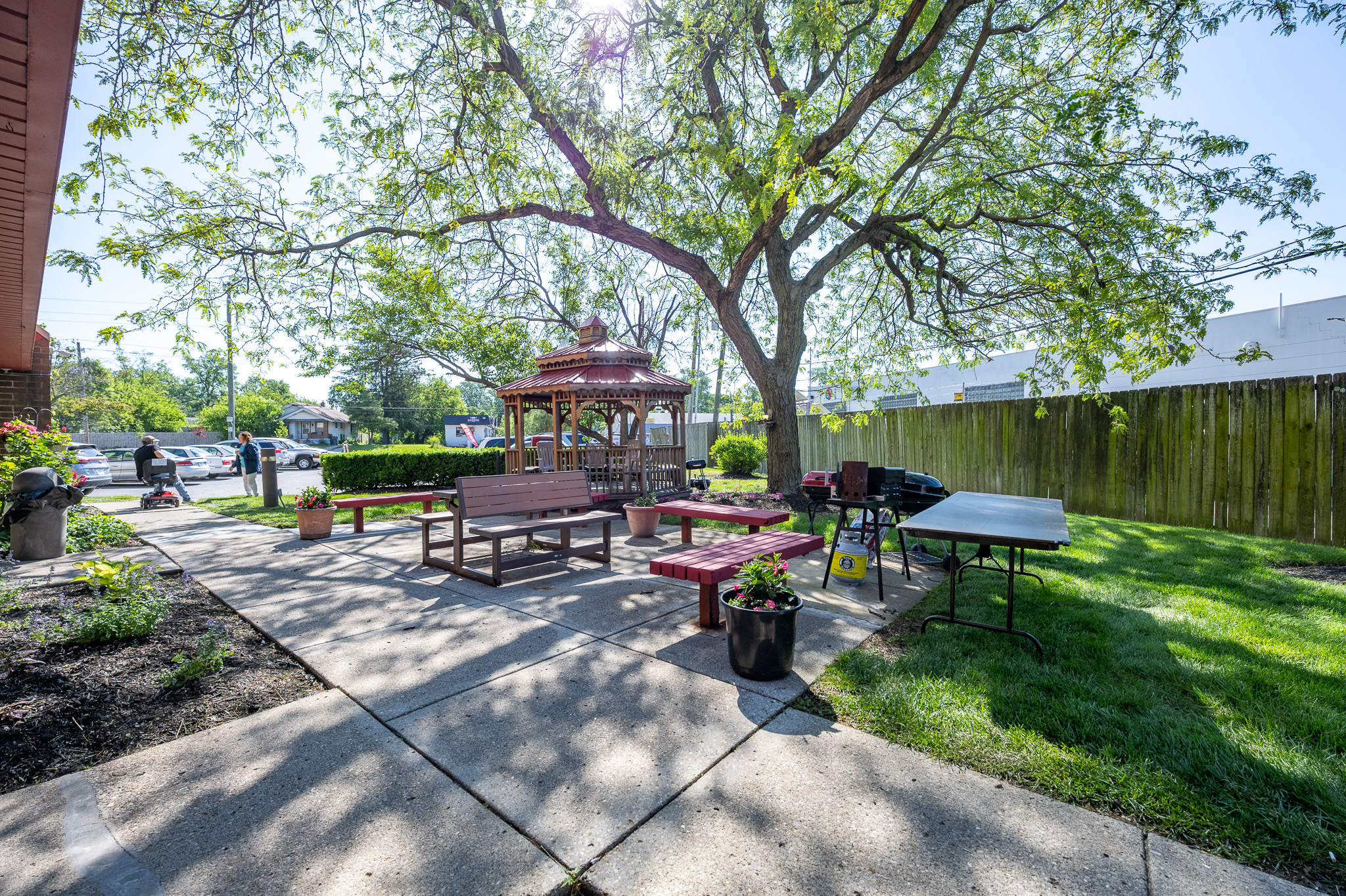 Bethany Village Patio Area